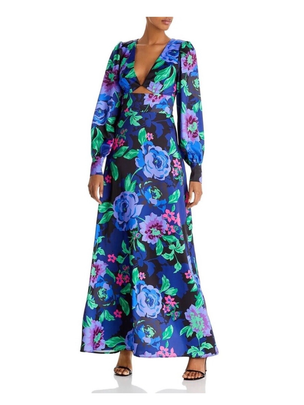 AFRM Dolores Maxi Dress in mid night bouquet